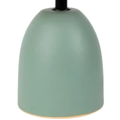 Lampe en céramique sauge et lin naturel - Jadea