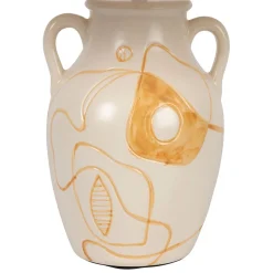 Lampe en céramique terracotta h40cm - Greeka