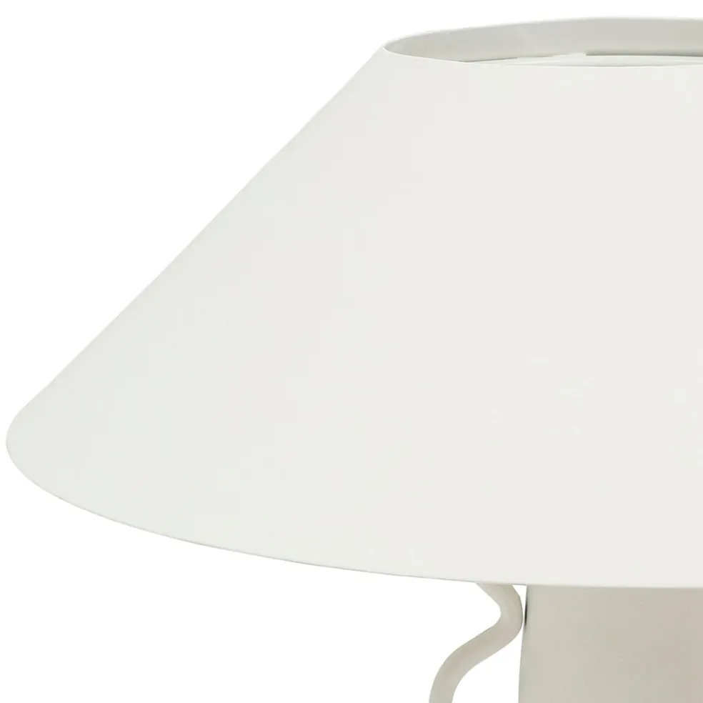 Lampe en fer écru d38xh47cm - Ardecor