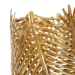 Lampe en fer doré h38cm - Palmier