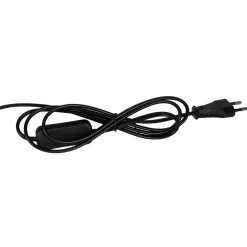 Lampe en fer et pin naturel h30cm - Hera