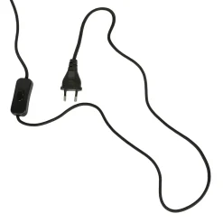 Lampe en fer h36cm terracotta et doré - champart