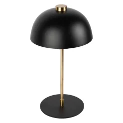Lampe en fer noir et doré h42cm - Ardecor
