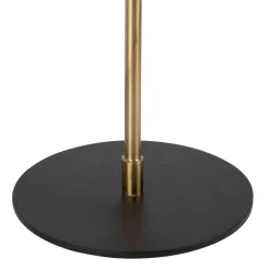 Lampe en fer noir et doré h42cm - Ardecor