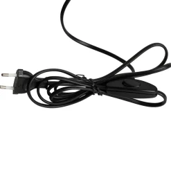 Lampe en manguier et lin naturel h41cm - Fontelo