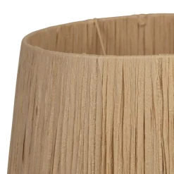 Lampe en terre cuite blanc h36cm - Nira