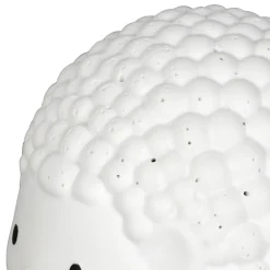 Lampe led hérisson en porcelaine blanc h12cm - Hérisson