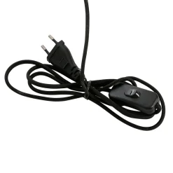 Lampe ronde en verre h33.5cm ambre - champart