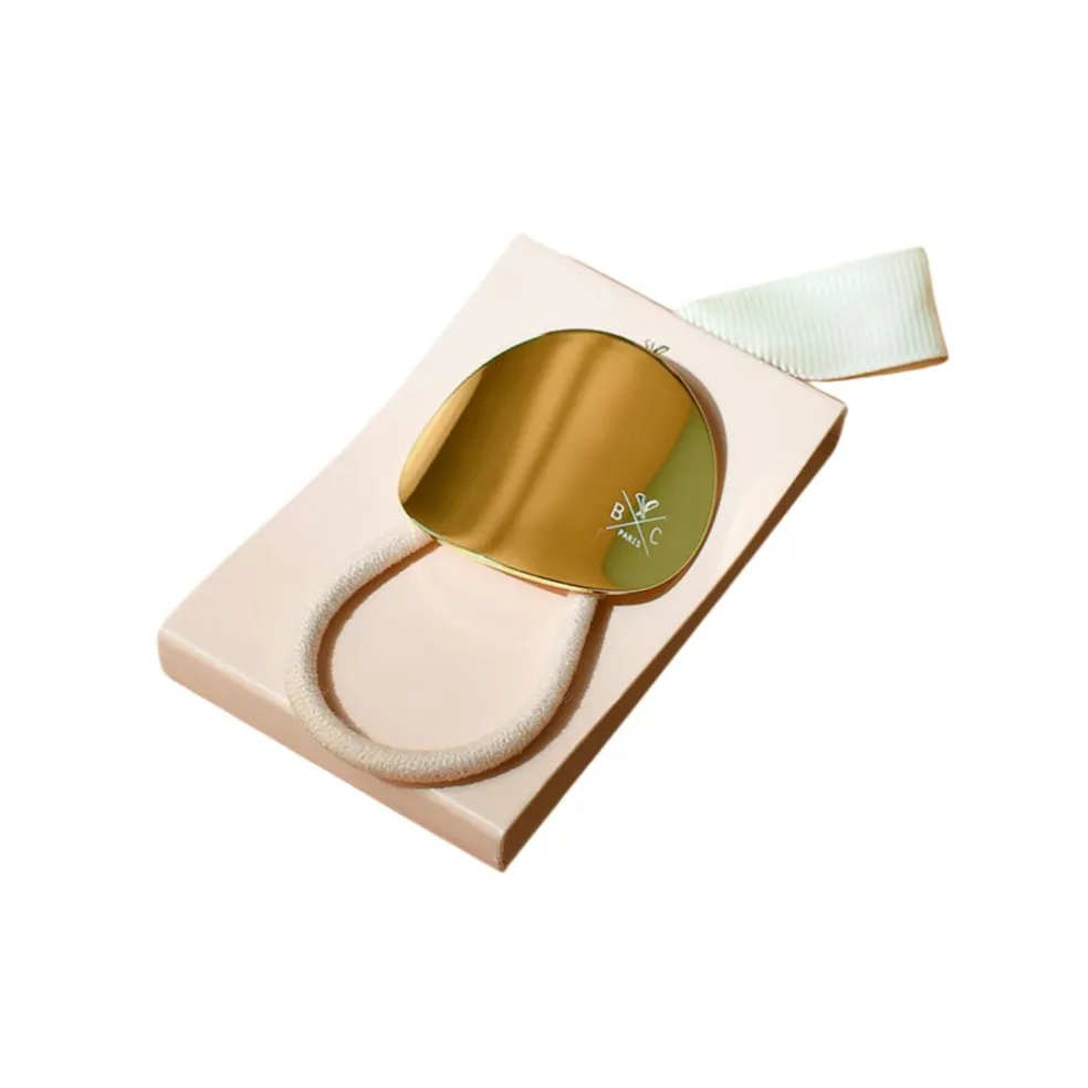 Élastique plaque dorée