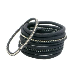 Élastiques épais noir x9