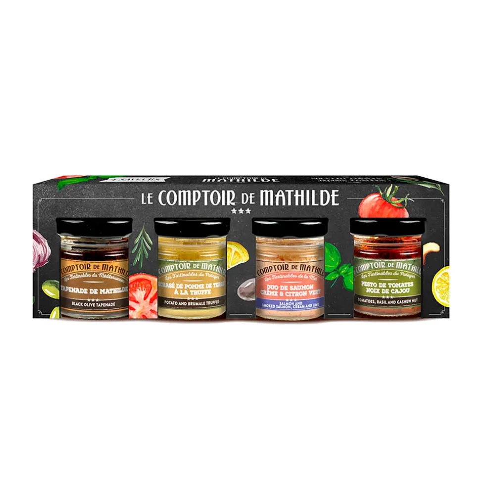 Les mathildettes salées - 4 tartinables de 30g