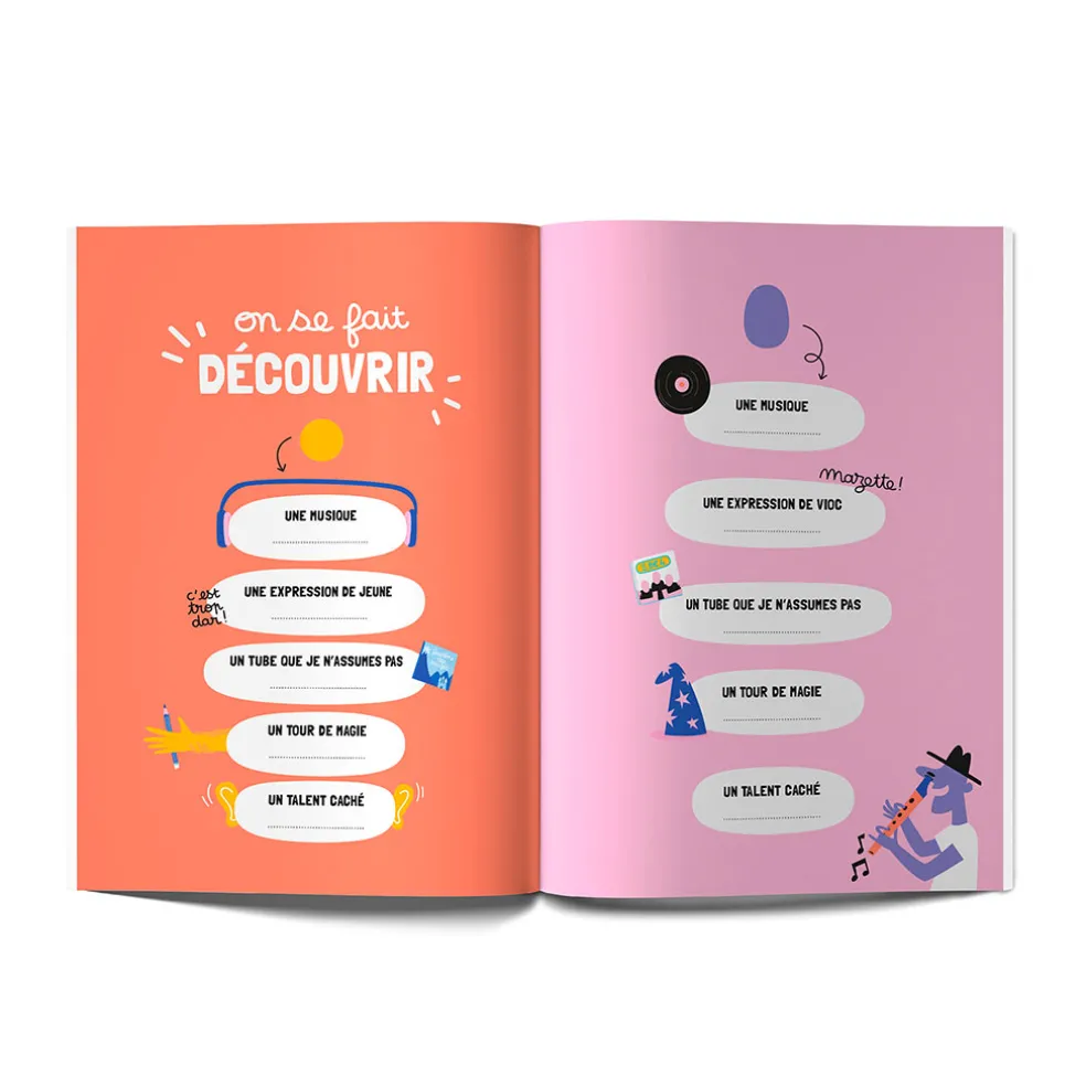 Livre a remplir mon parrain, ma marraine à moi