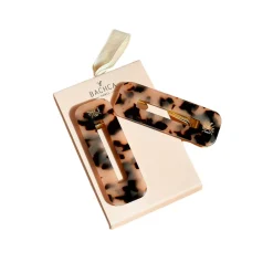 Lot de 2 barrettes écaille