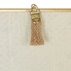 Lot de 2 boites en verre et papier doré - Tulum