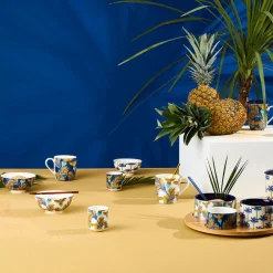 Lot de 4 bols en porcelaine multicolore 30cl - Porcelaine