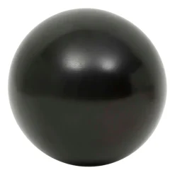 Lot de 6 boules décoratives en résine noir et blanc d10cm - Etnik