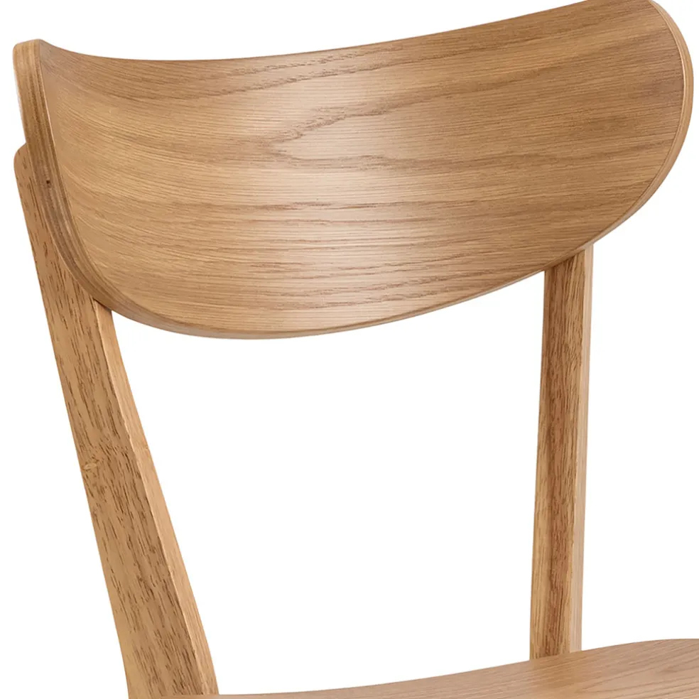 Lot de 2 chaises de salle à manger en chêne - Roxy