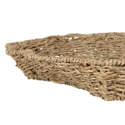 Lot de 2 corbeilles en jonc de mer naturel - Les fruits