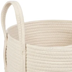 Lot de 2 paniers en coton et jute écru - Eté A La Mer