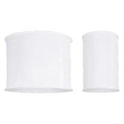 Lot de 2 suspensions en lin ecru h35cm non électrique - Noho