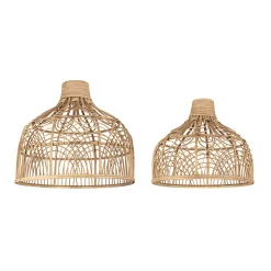 Lot de 2 suspensions non électrifiées d42/d48cm naturel - arc element