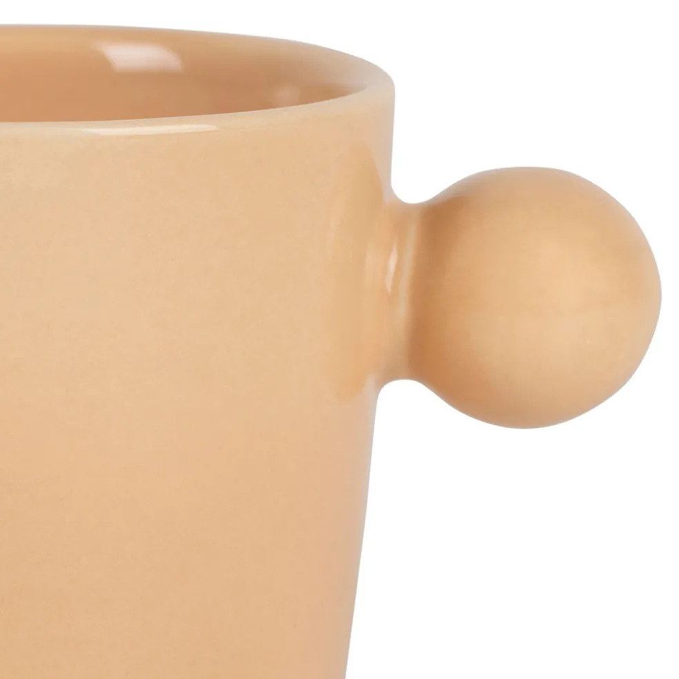 Lot de 4 tasses en grès nude 10cl - Klosen