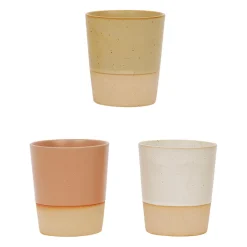 Lot de 3 tasses en terre cuite 28cl - Ekume