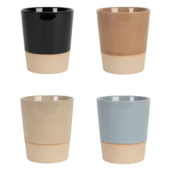 Lot de 4 tasses multicolore 27cl - Ekume