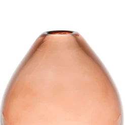 Lot de 3 vases en verre émeraude, grenade et terracotta - cyrius