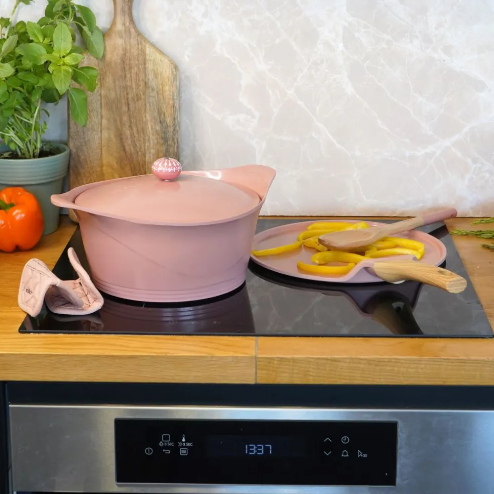 L'incroyable Cocotte guimauve d24cm avec poignée bonbon