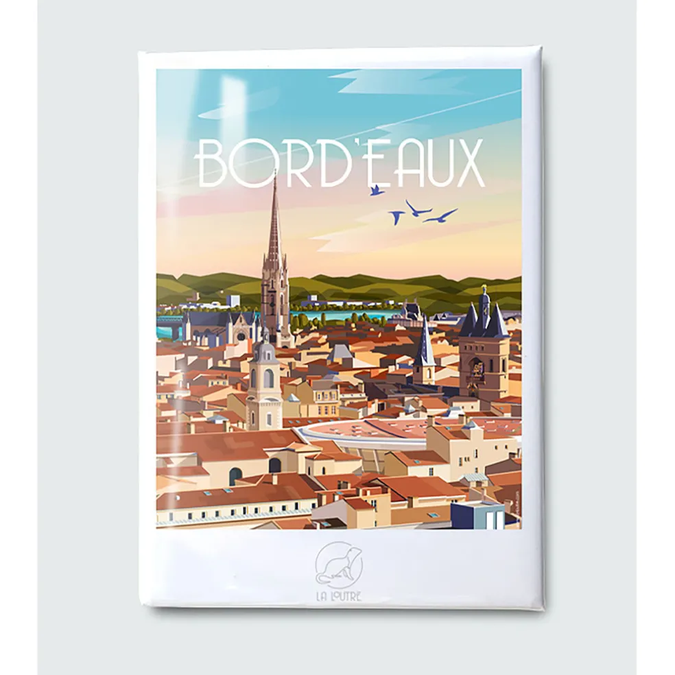 Magnet ville Bordeaux 2 6.5x9cm