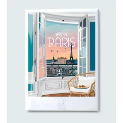 Magnet ville Paris 6.5x9cm