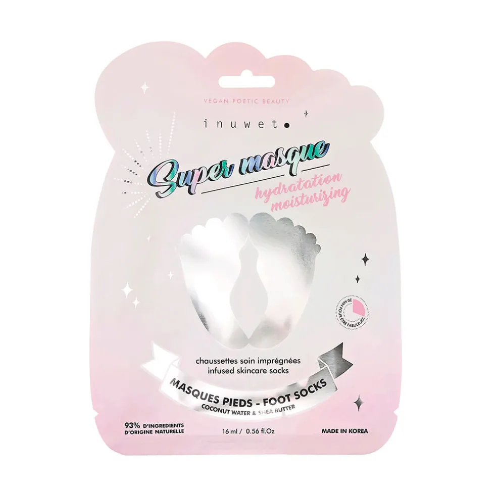 Masque pieds chaussettes hydratantes