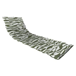 Matelas extérieur en coton vert 174x60cm - Convexe