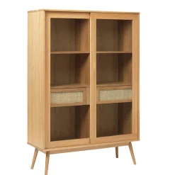 Meuble haut en placage chêne naturel h160cm - barrali