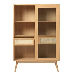 Meuble haut en placage chêne naturel h160cm - barrali