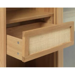 Meuble haut en placage chêne naturel h160cm - barrali