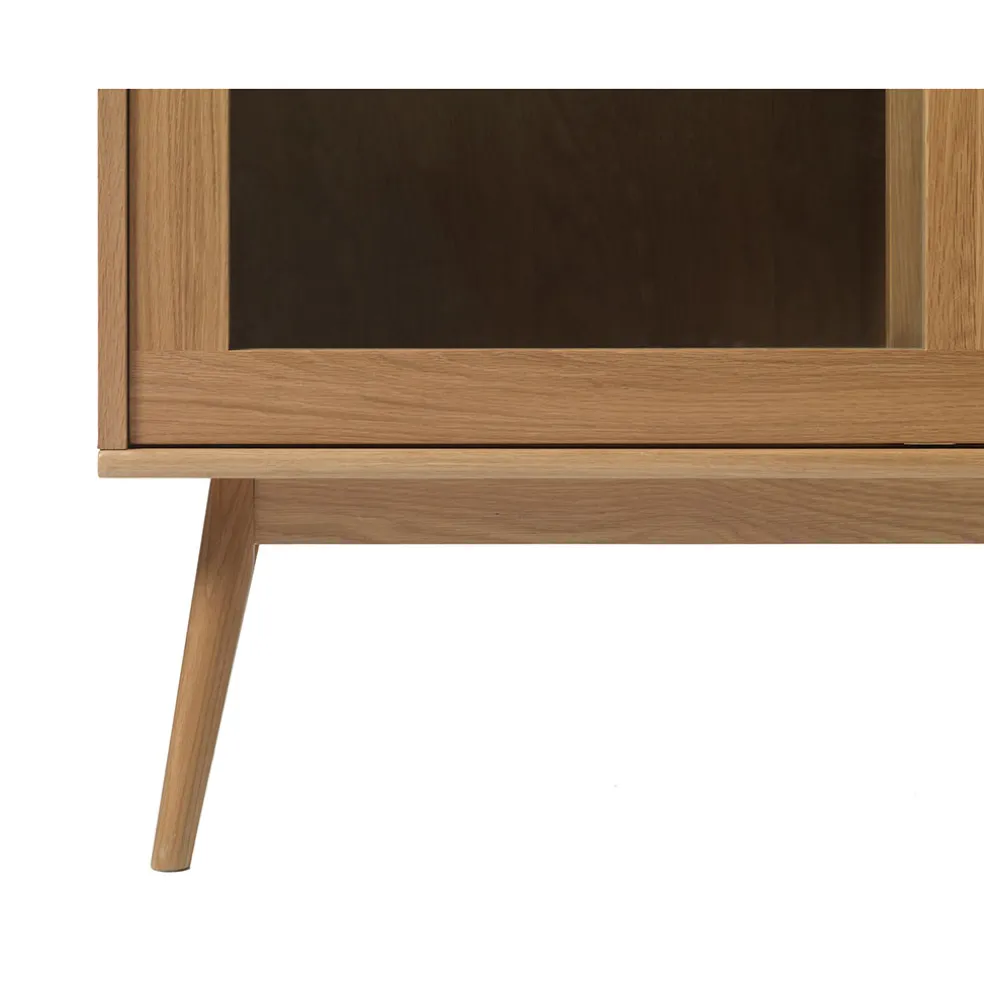 Meuble haut en placage chêne naturel h160cm - barrali