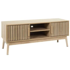 Meuble tv en bois naturel 117x48cm - kara