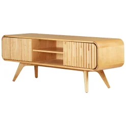 Meuble TV en chêne naturel L165cm - Sublime