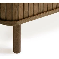 Meuble tv en placage chêne foncé L160cm - Cavo