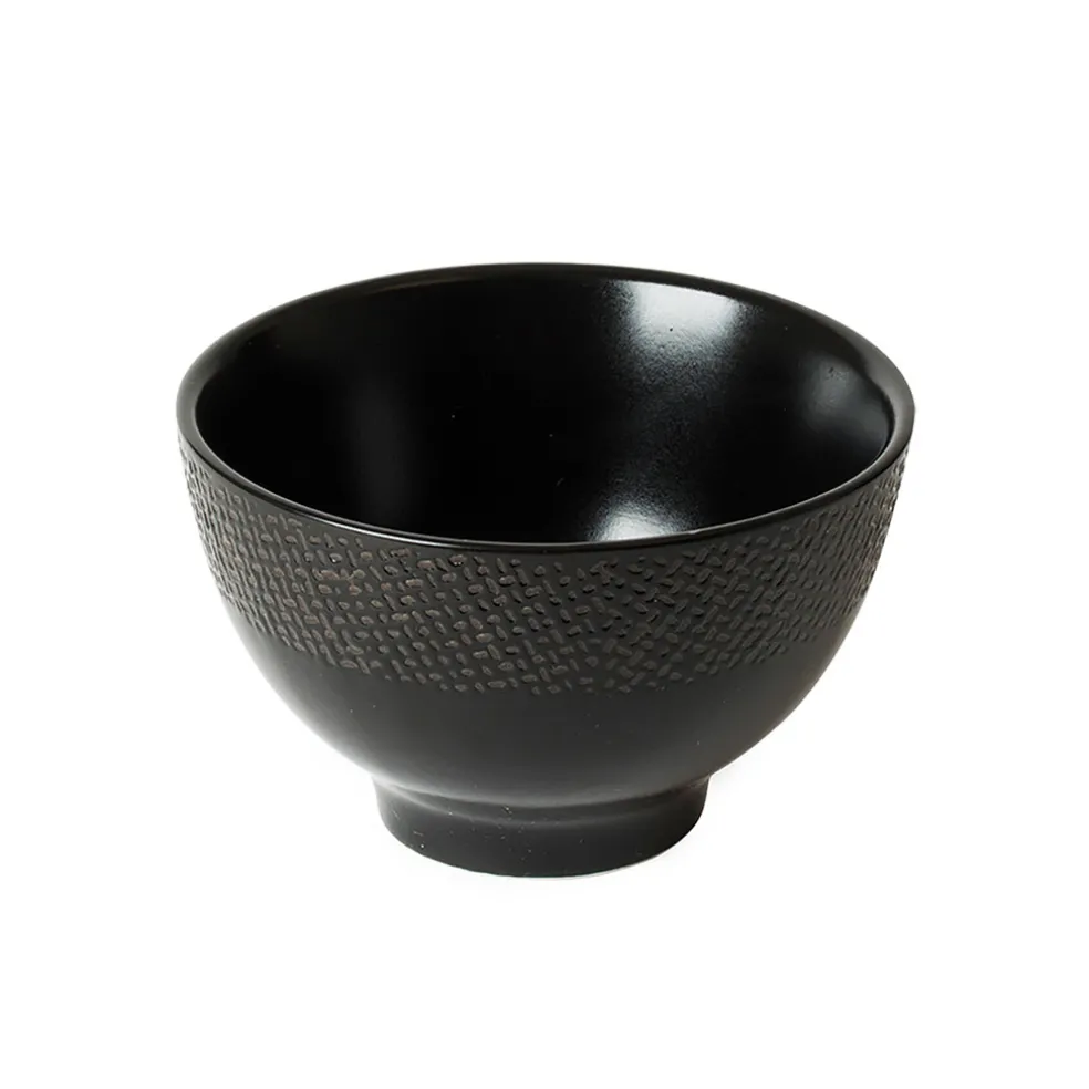 Mini bol en grès noir d9.5cm - vesuvio