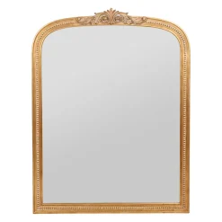 Miroir arrondie doré 81x107cm - sonate