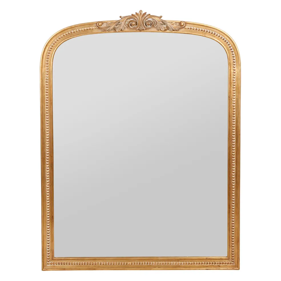 Miroir arrondie doré 81x107cm - sonate