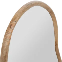 Miroir asymetrique en manguier 66x62cm - Hervea