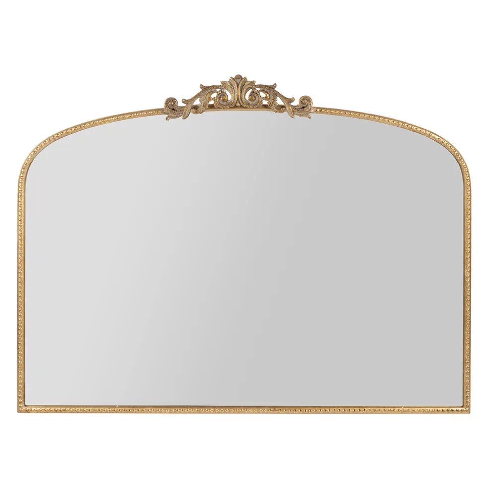 Miroir baroque en fer doré 101x77.5cm - lore