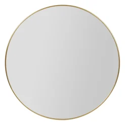 Miroir en fer doré d110cm - Arlequin
