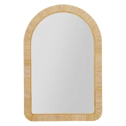 Miroir en rotin naturel 60.5x90.5cm - Rotin