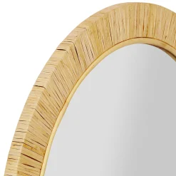 Miroir en rotin naturel 60.5x90.5cm - Rotin