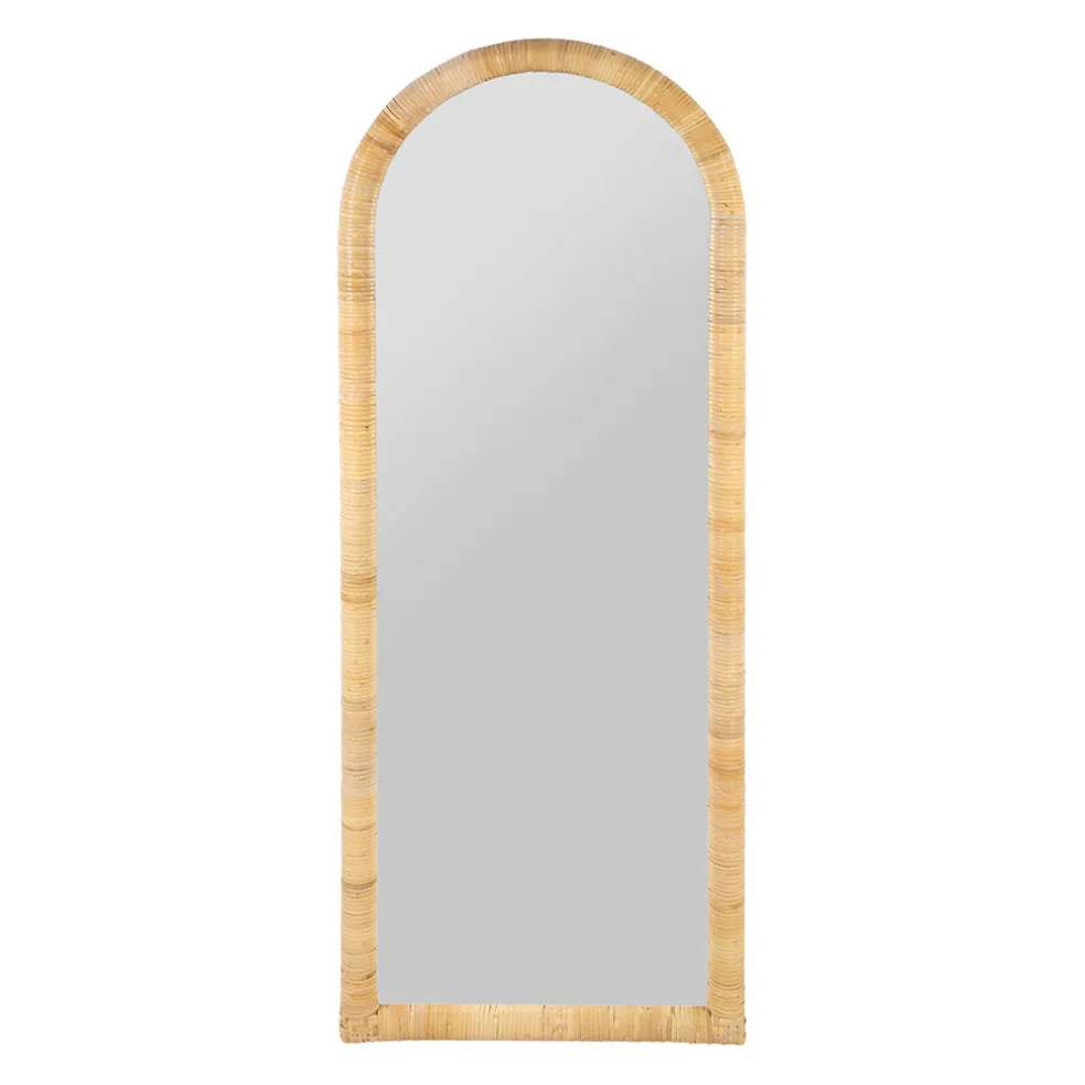 Miroir en rotin 46x124cm - Ilena